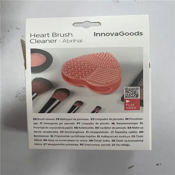 Kosmētikas suku tīrīšanas līdzeklis Heart InnovaGoods