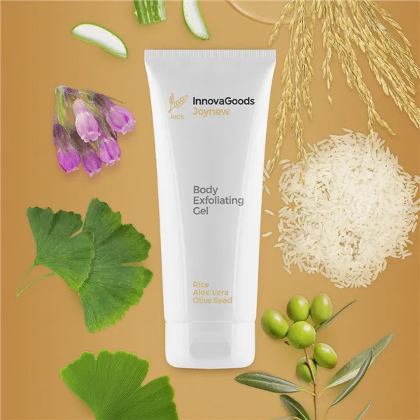 Kuoriva vartalogeeli Rice Joynew InnovaGoods 200 ml