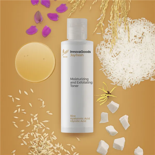 Niisutav ja kooriv näotoonik Rice Joyfresh InnovaGoods 150 ml
