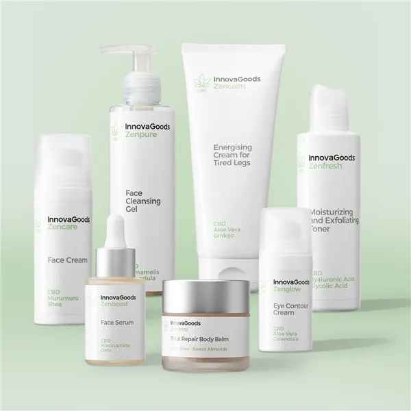 Kasvojen ja vartalon rutiinipaketti CBD InnovaGoods