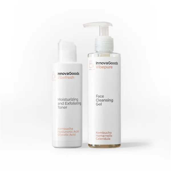 Двойной набор для очищения кожи лица Kombucha InnovaGoods