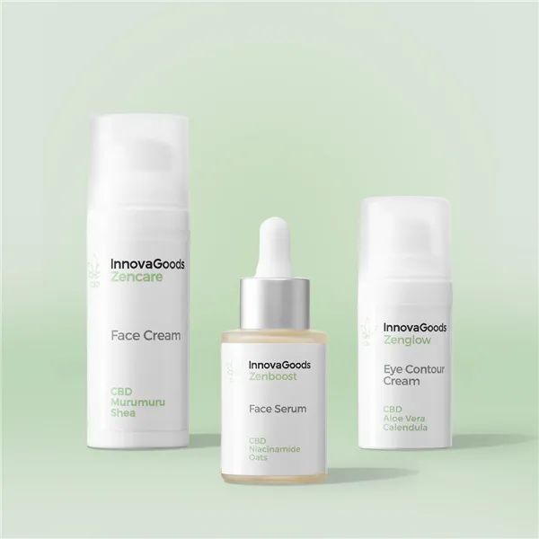 Увлажняющий набор для кожи лица CBD InnovaGoods