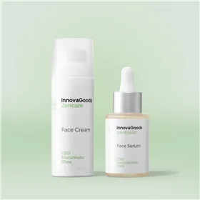 Двойной набор для увлажнения кожи лица CBD InnovaGoods