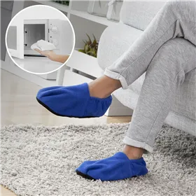 Mikroviļņu krāsnī sildāmas mājas čības InnovaGoods Zils