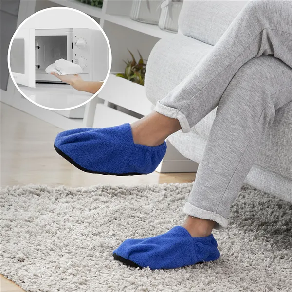 Mikrobangų krosnelėse šildomos šlepetės InnovaGoods Mėlyna