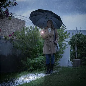 Reversās Aizvēršanas Salokāms Lietussargs ar LED Folbrella InnovaGoods