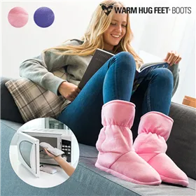 Warm Hug Feet Microwavable Boots