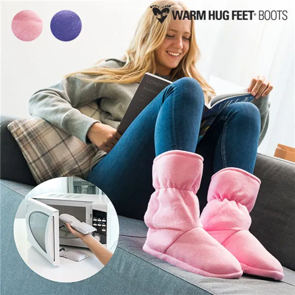 Warm Hug Feet Microwavable Boots