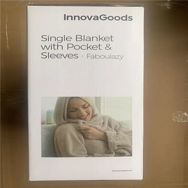 Yhden hengen hihallinen viltti keskitaskulla Faboulazy InnovaGoods