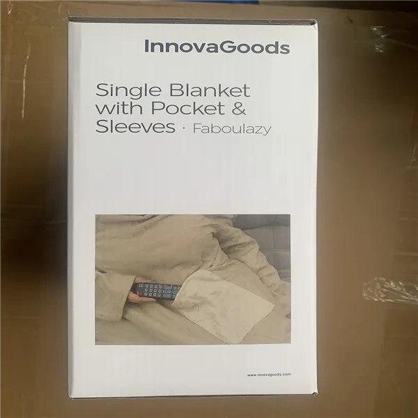 Индивидуальное одеяло-халат с карманом по центру Faboulazy InnovaGoods
