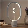 Magnetlülitiga Tasakaalulamp Magilum InnovaGoods Valge 3 W (Renoveeritud B)