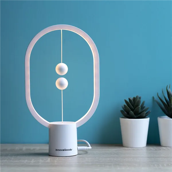 Līdzsvara Lampa ar Magnētisku Slēdzi Magilum InnovaGoods Balts 3 W (Atjaunots B)