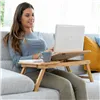 Бамбуковый вспомогательный складной стол Lapwood InnovaGoods
