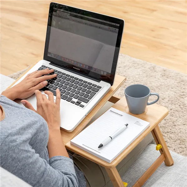 Bambukinis sulankstomas šoninis stalas Lapwood InnovaGoods