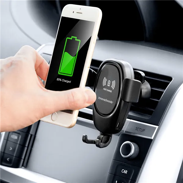 Juhtmevaba Laadijaga Mobiiltelefoni Hoidik Autodele Wolder InnovaGoods