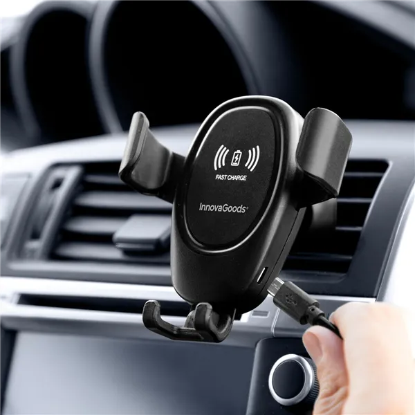 Matkapauhelinteline langattomalla laturilla autoon Wolder InnovaGoods