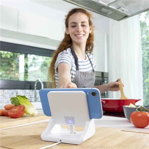 Kelių padėčių belaidis įkroviklis su atramine baze Pomchar InnovaGoods