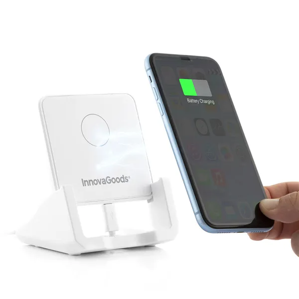 Kelių padėčių belaidis įkroviklis su atramine baze Pomchar InnovaGoods