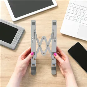 Sulankstomas ir reguliuojamas nešiojamojo kompiuterio stovas Flastan InnovaGoods