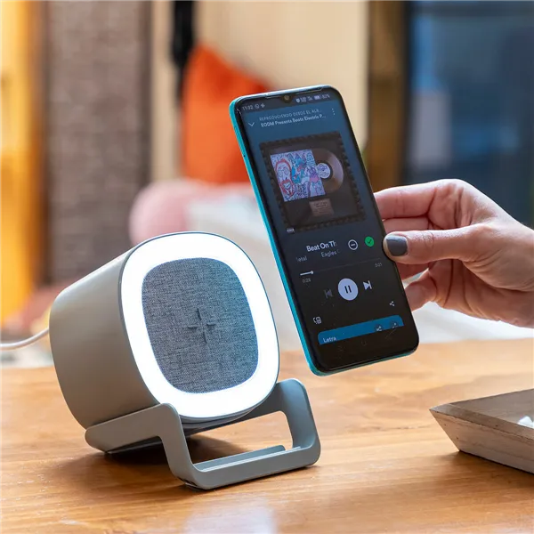 Bezvadu uzlādes skaļrunis ar LED diodēm Souwis InnovaGoods
