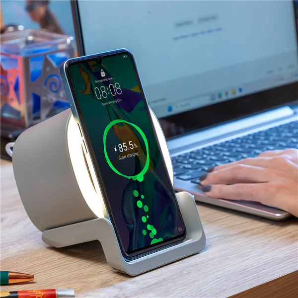 Langaton laturi-kaiutin LED-valolla Souwis InnovaGoods