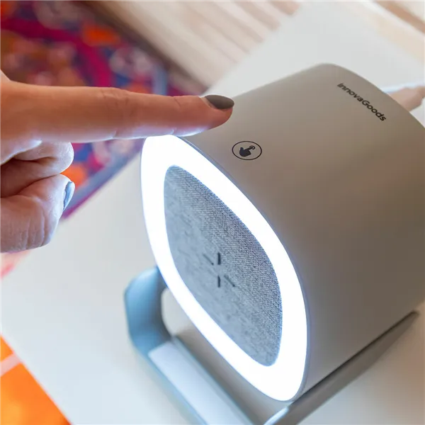 Langaton laturi-kaiutin LED-valolla Souwis InnovaGoods