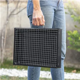 Saliekamais pārnēsājamais kokogļu bārbekjū BearBQ InnovaGoods