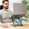 Taitettava ja säädettävä kannettavan tietokoneen teline Lastan InnovaGoods