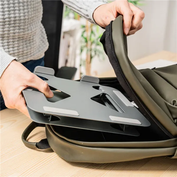 Taitettava ja säädettävä kannettavan tietokoneen teline Lastan InnovaGoods