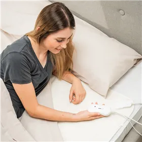 Dvivietis elektrinis antčiužinis Blewarm InnovaGoods 60+60 W 140 x 160 cm Balta (Naudoti A)