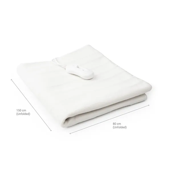 Single Electric Underblanket Krewarm InnovaGoods 60 W 80 x 150 cm White