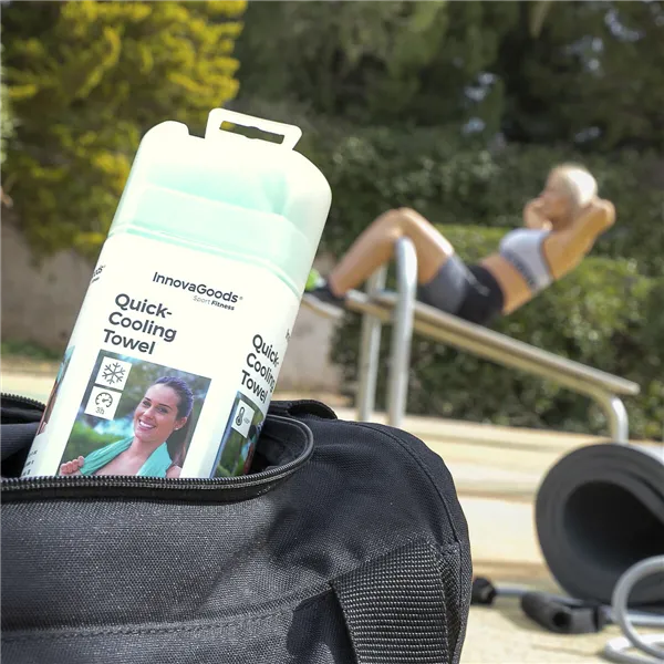 Rankšluostis sportui su momentiniu atšaldymu ir ledo efektu InnovaGoods