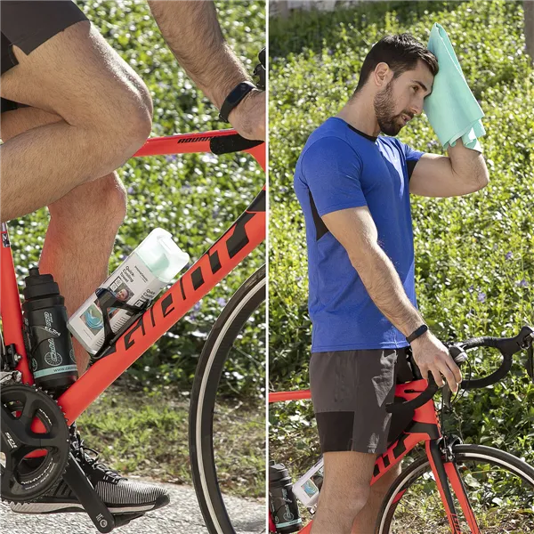 Rankšluostis sportui su momentiniu atšaldymu ir ledo efektu InnovaGoods