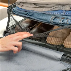 Foldable, Portable, Shelving Unit for Organising Luggage Sleekbag InnovaGoods