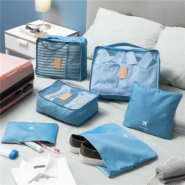 Lagaminų krepšių dėklas Luggan InnovaGoods 6 Dalys