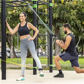 Set of Resistance Bands with Accessories and Exercise Guide InnovaGoods 5 Units (Refurbished B)