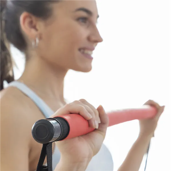 Fitnesskang koos elastsete koormusribade ja treeningu juhisega Resibar InnovaGoods