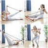 Fitnesskang koos elastsete koormusribade ja treeningu juhisega Resibar InnovaGoods