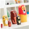 Matrioška medinės gyvūnų figūros Funimals InnovaGoods 11 Dalys