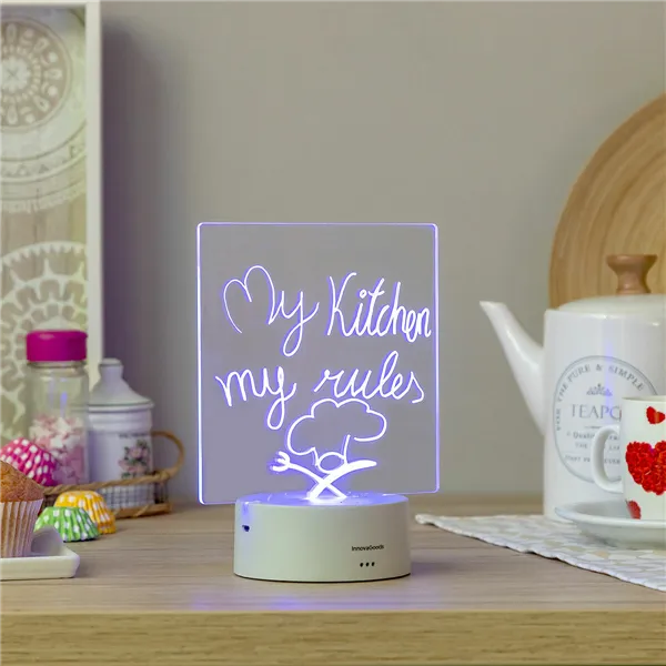LED Piezīmju un Ziņojumu Dēlis Lemo InnovaGoods