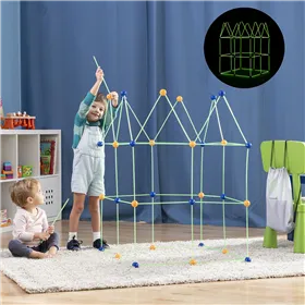 Children’s Fort Building Kit Archikitt InnovaGoods 85 Pieces