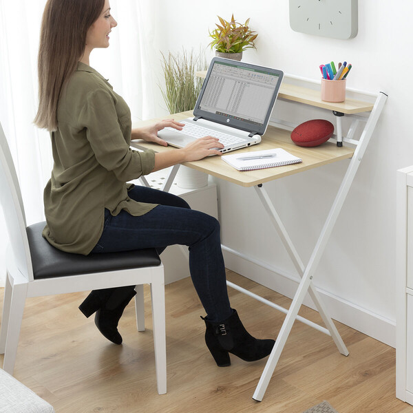 Folding Desk with Shelf Tablezy InnovaGoods | Osta InnovaGoods veebipo