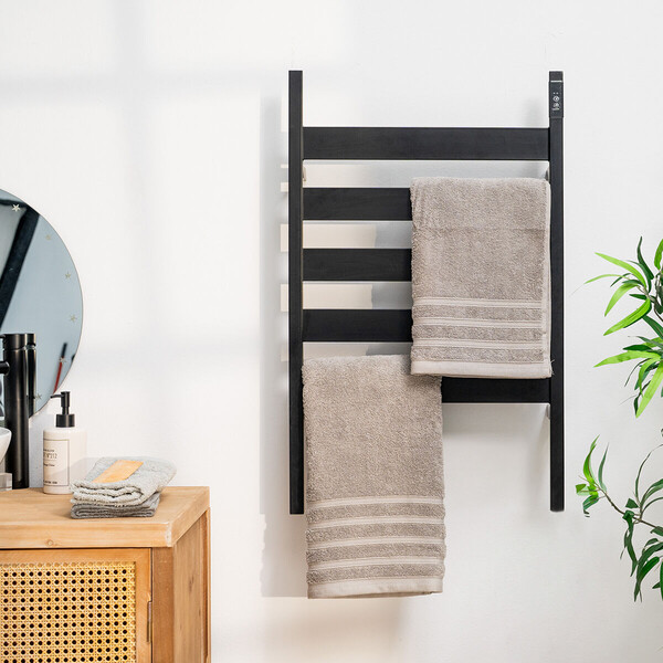Electric Wall or Floor Towel Rail Towarck InnovaGoods 5 Bars | Osta In