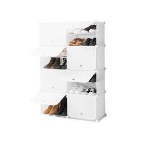 Portable Modular Shoe Cabinet InnovaGoods White (Refurbished A) | Pirk