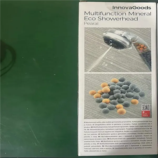 Multifunktsionaalne Mineraalne Öko-dušš Germaaniumi ja Turmaliiniga Pearal InnovaGoods
