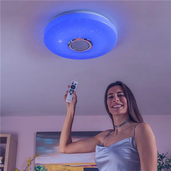 LED lubų šviestuvas su garsiakalbiu Lumavox InnovaGoods