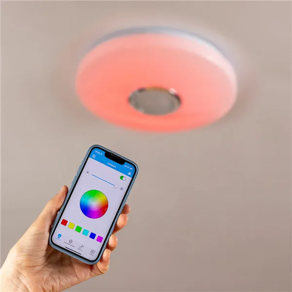 LED lubų šviestuvas su garsiakalbiu Lumavox InnovaGoods