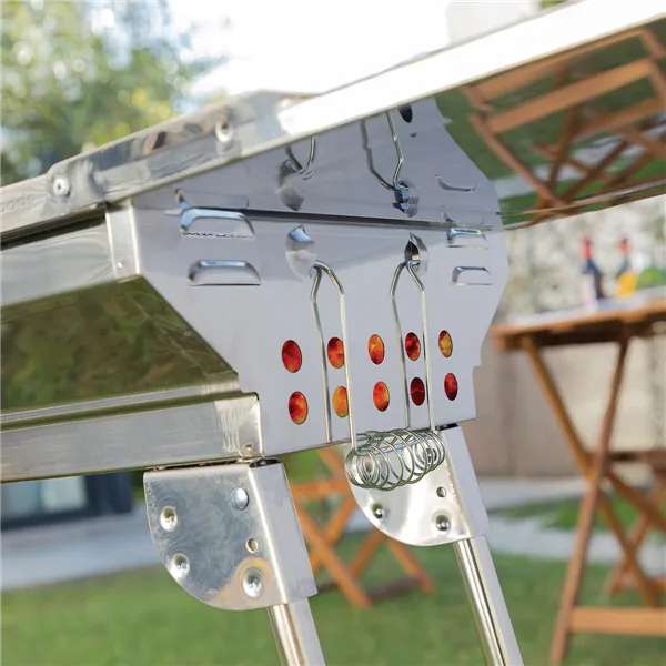 Roostevabast terasest kokkupandav söegrill ExelQ InnovaGoods