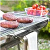 Складной гриль из нержавеющей стали для древесного угля ExelQ InnovaGoods