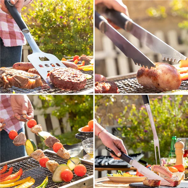 Grillausvälinesetti Laukulla BBSet InnovaGoods 12 Kappaletta